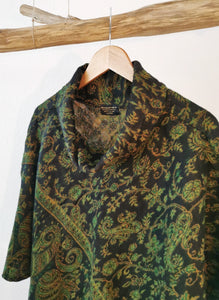 Warmer Poncho TIM mit Paisley Muster