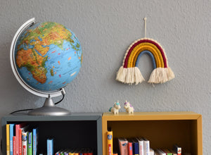 Regenbogen, 6 Stränge, Wanddeko, Kinderzimmer Deko