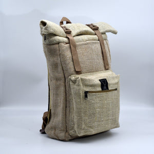 Veganer Hanf Rucksack JIM, beige