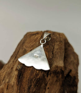 Ginkgo Blatt Anhänger, 925 Sterling Silber