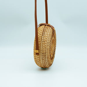 Runde Rattan Tasche