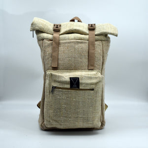 Veganer Hanf Rucksack JIM, beige