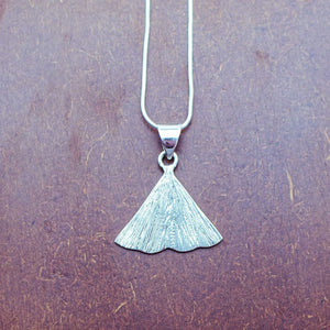 Ginkgo Blatt Anhänger, 925 Sterling Silber