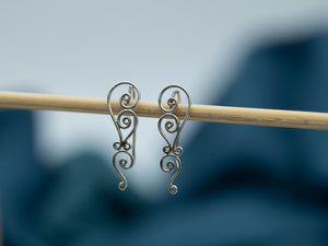 Kletterohrringe, Earclimber Ohrringe, 925 Sterlingsilber, Paar