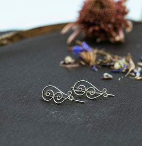 Kletterohrring Silber