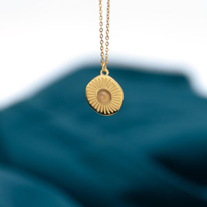 Goldene Halskette SONNE