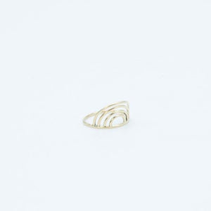 Regenbogen Ring, gold