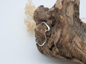 Armreif WAVE, silber oder gold