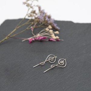 Kletterohrringe, Earclimber Ohrringe Simple, 925 Sterlingsilber