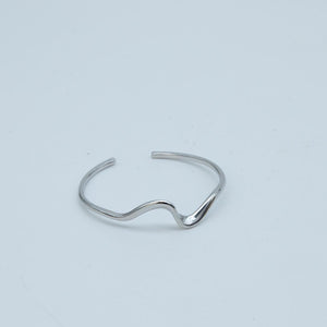 Armreif WAVE, silber oder gold