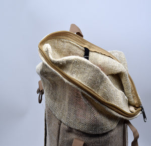 Veganer Hanf Rucksack JIM, beige